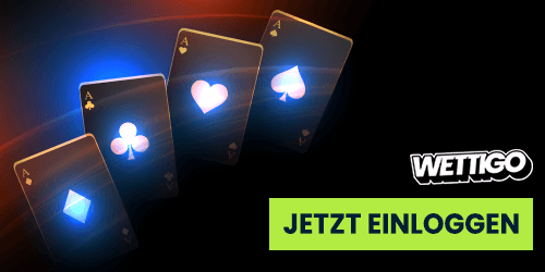 jetzt-einloggen-wettigo Beste Online Casinos mit leuchtenden Spielkarten und Login Button