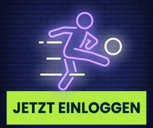 wettigo-sport-2 Fussball Live Wetten mit leuchtendem Spieler Symbol und Login Button